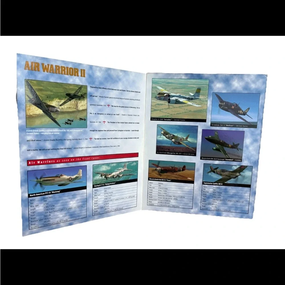 NEW- Air Warrior II PC CD Rom Interactive Magic Big Box Vintage Windows 95 Game